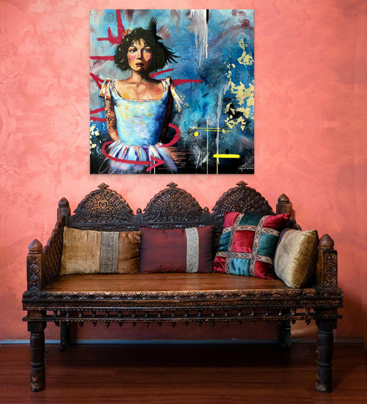 New World Canvas Print