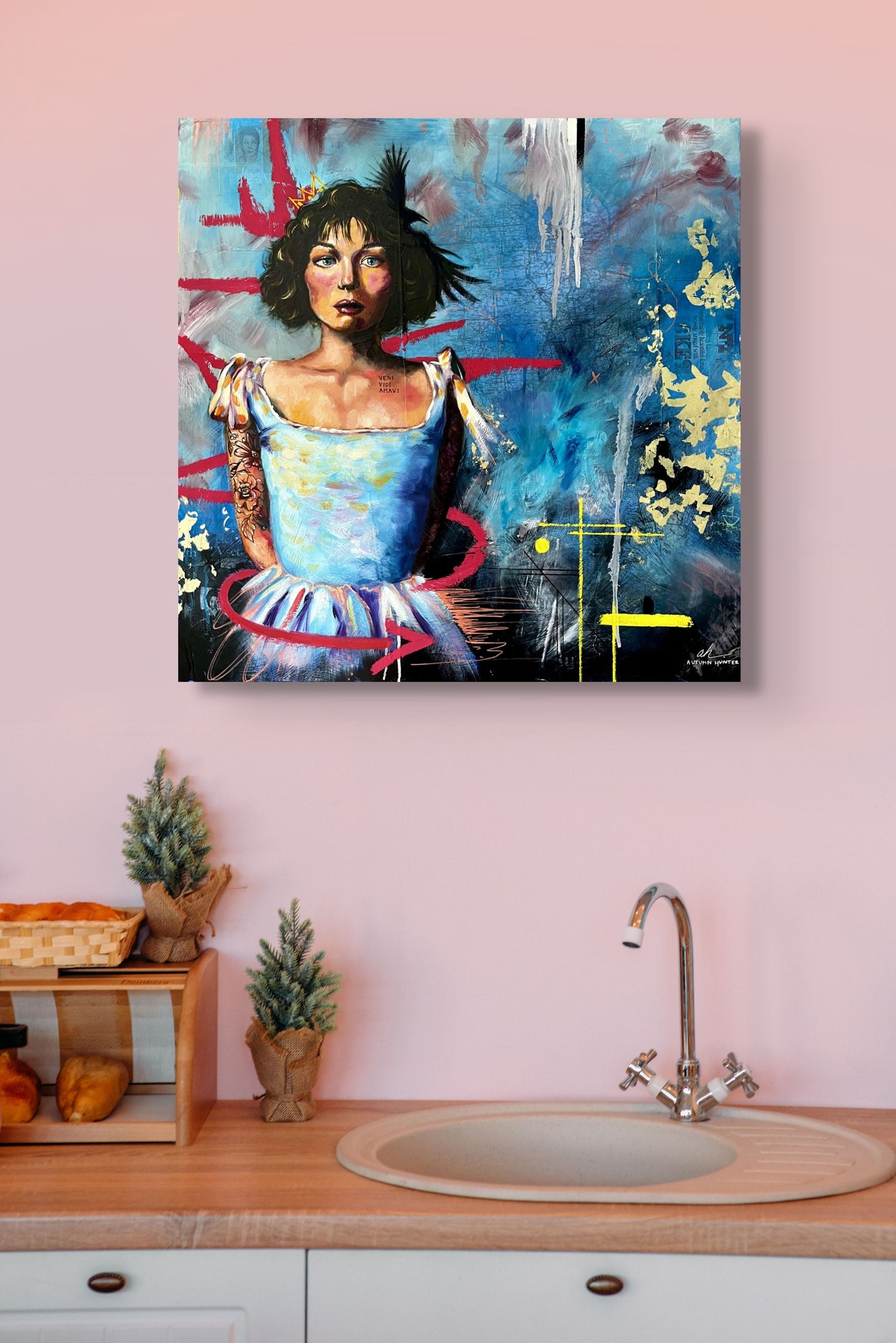 New World Canvas Print