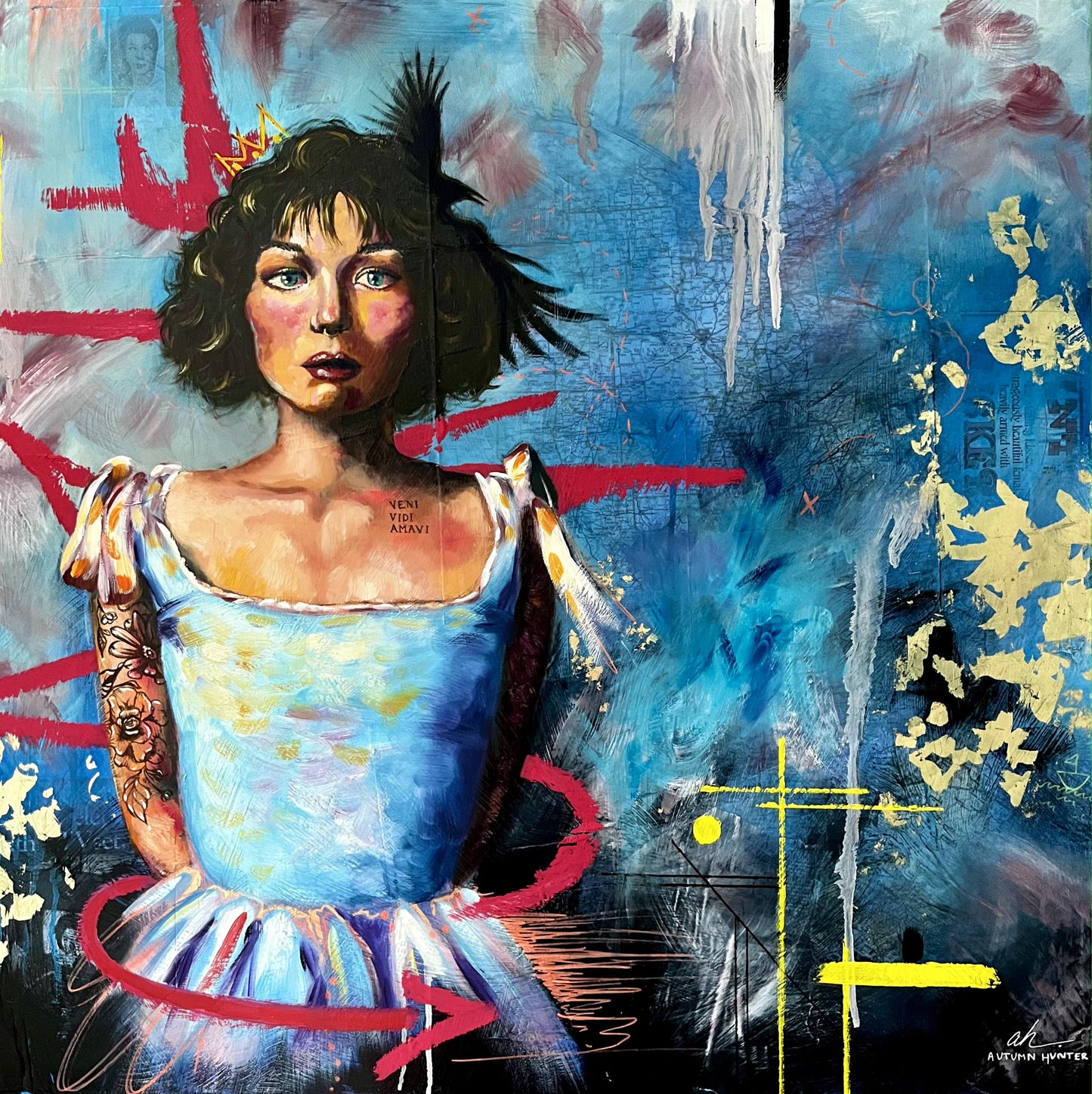 New World Canvas Print