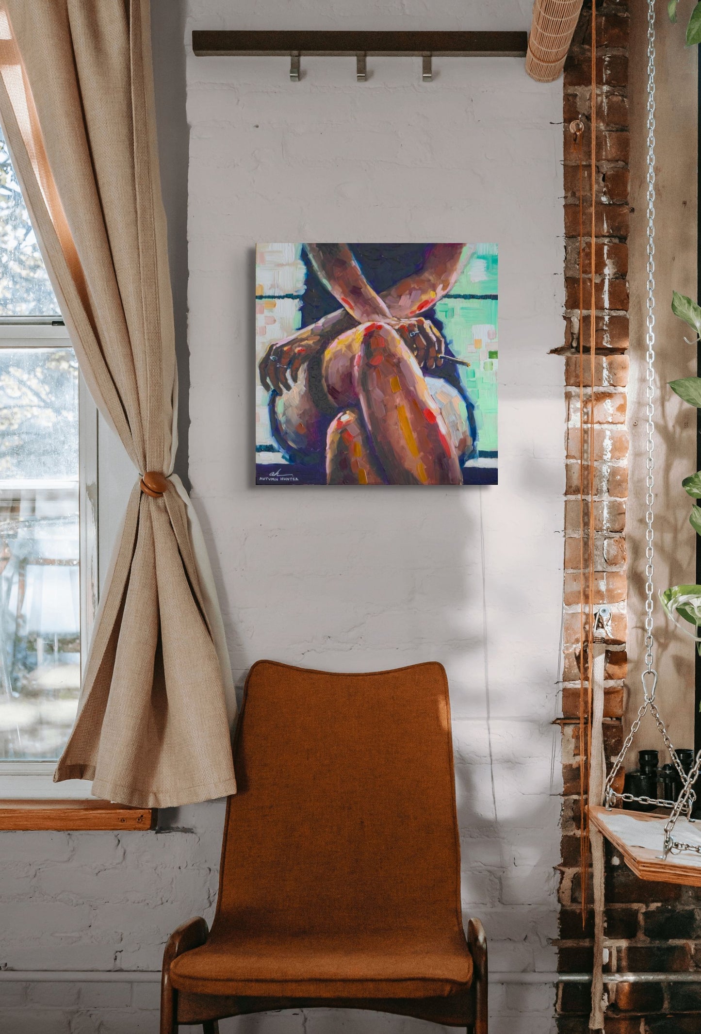 Smoke & A Hint of Chanel Print