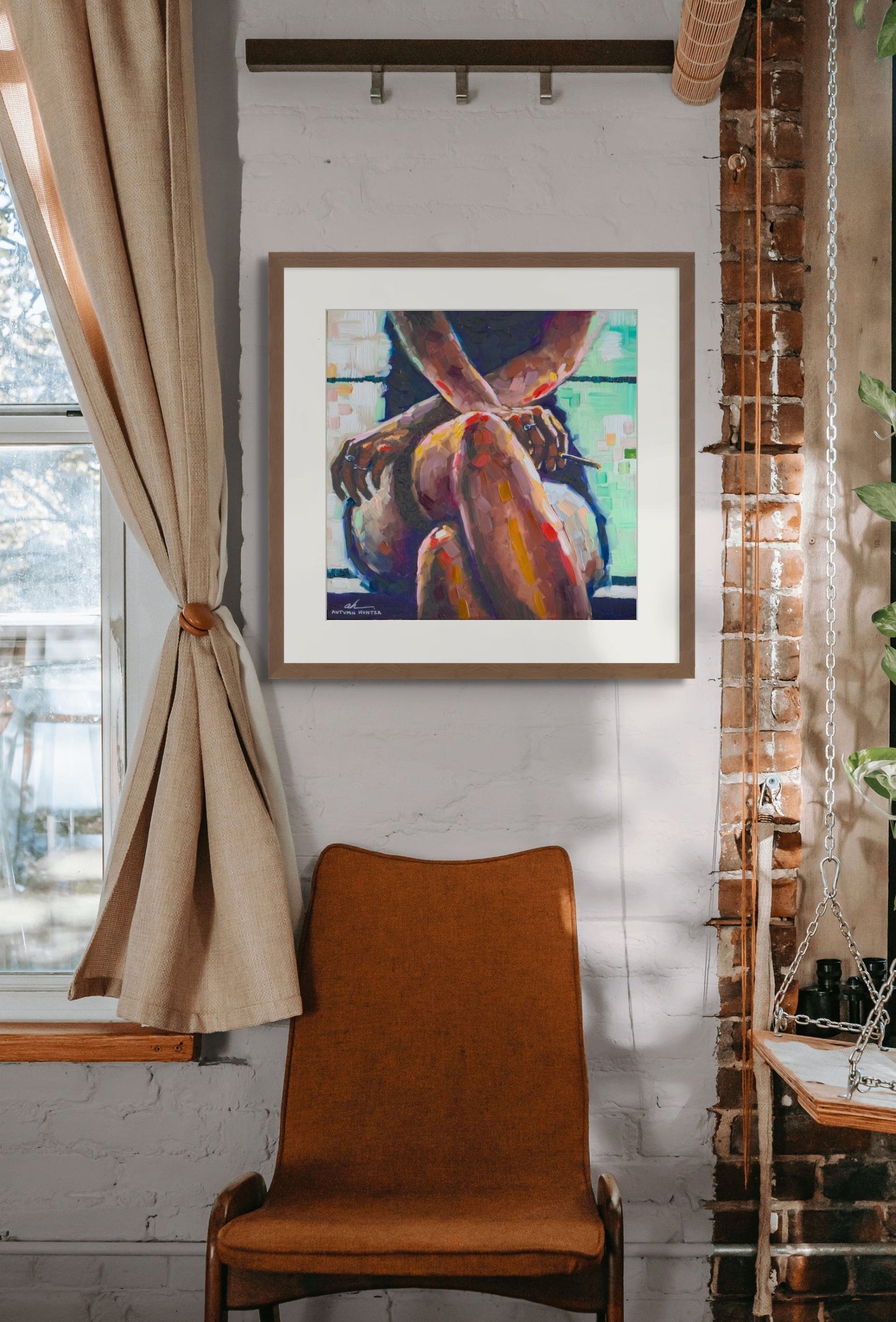 Smoke & A Hint of Chanel Print