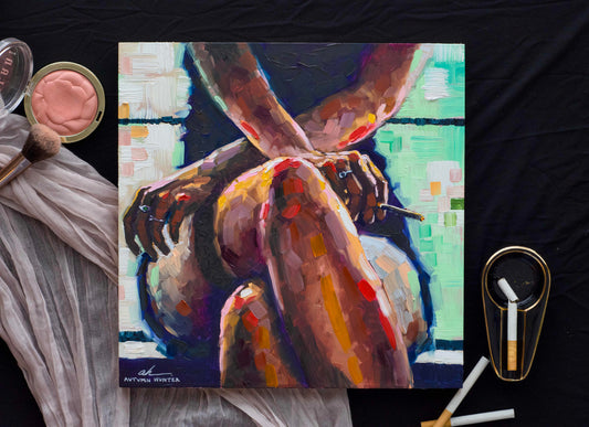 Smoke & A Hint of Chanel Print