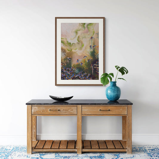 The Emerald Veil Print