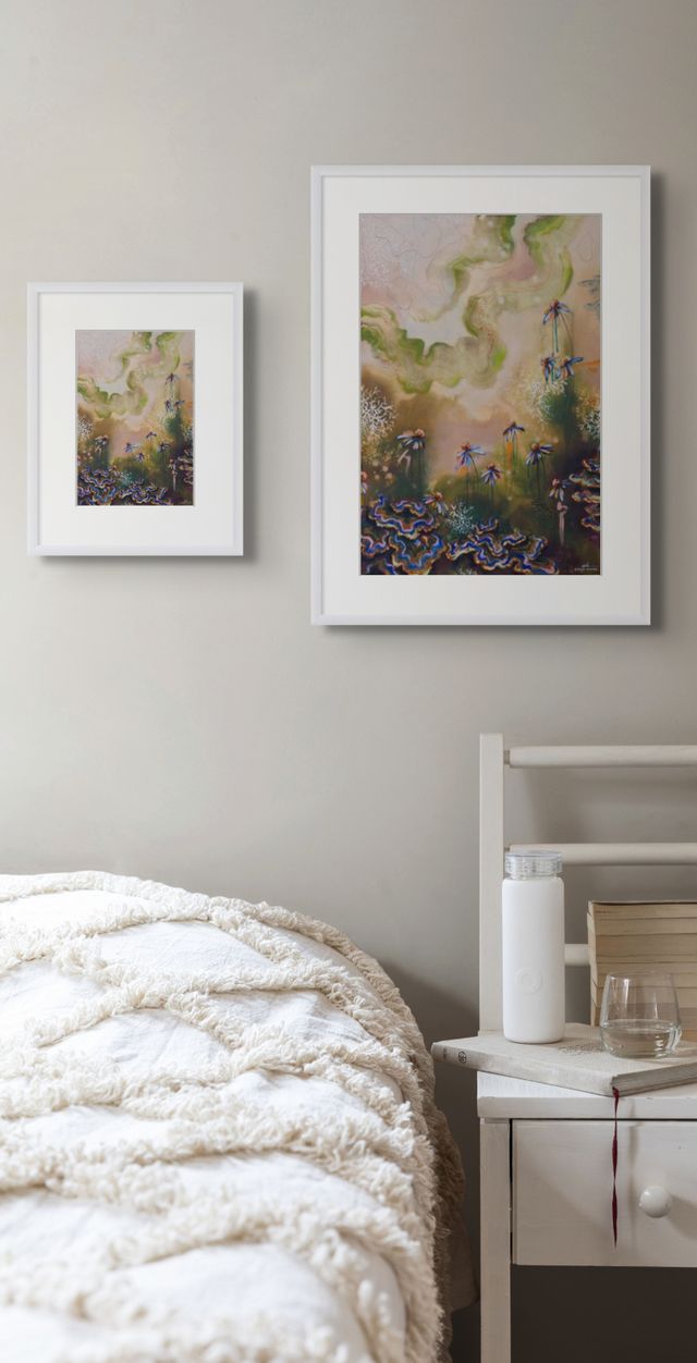 The Emerald Veil Print