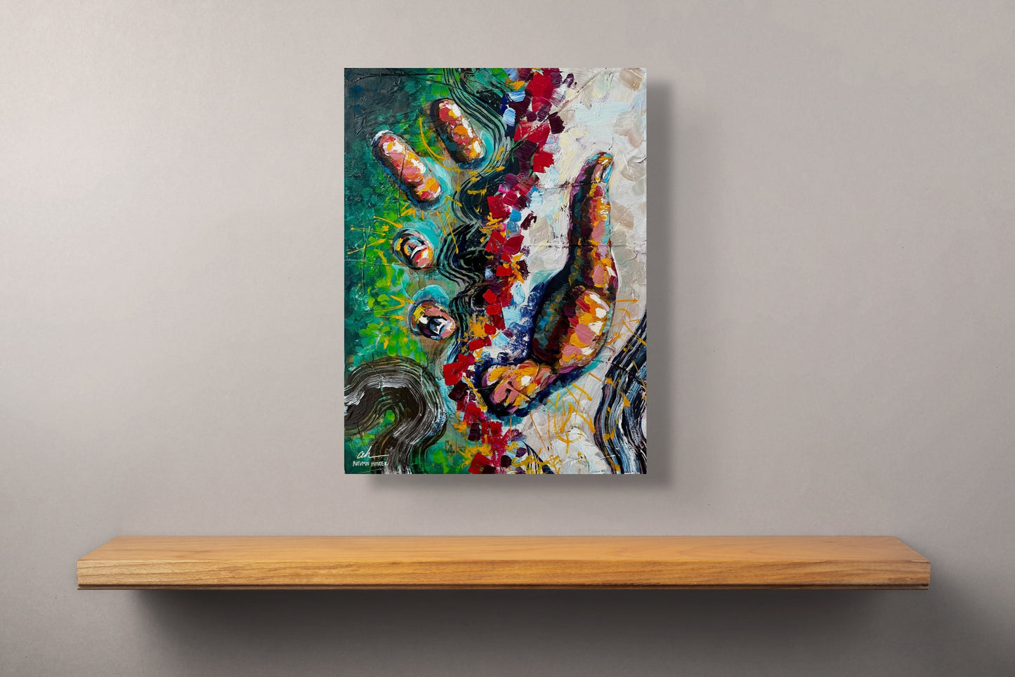 A Handful of Hope Canvas Print